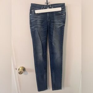 Levi’s Women’s Demi Curve Mid Rise Skinny Blue Jeans Size W25 L32